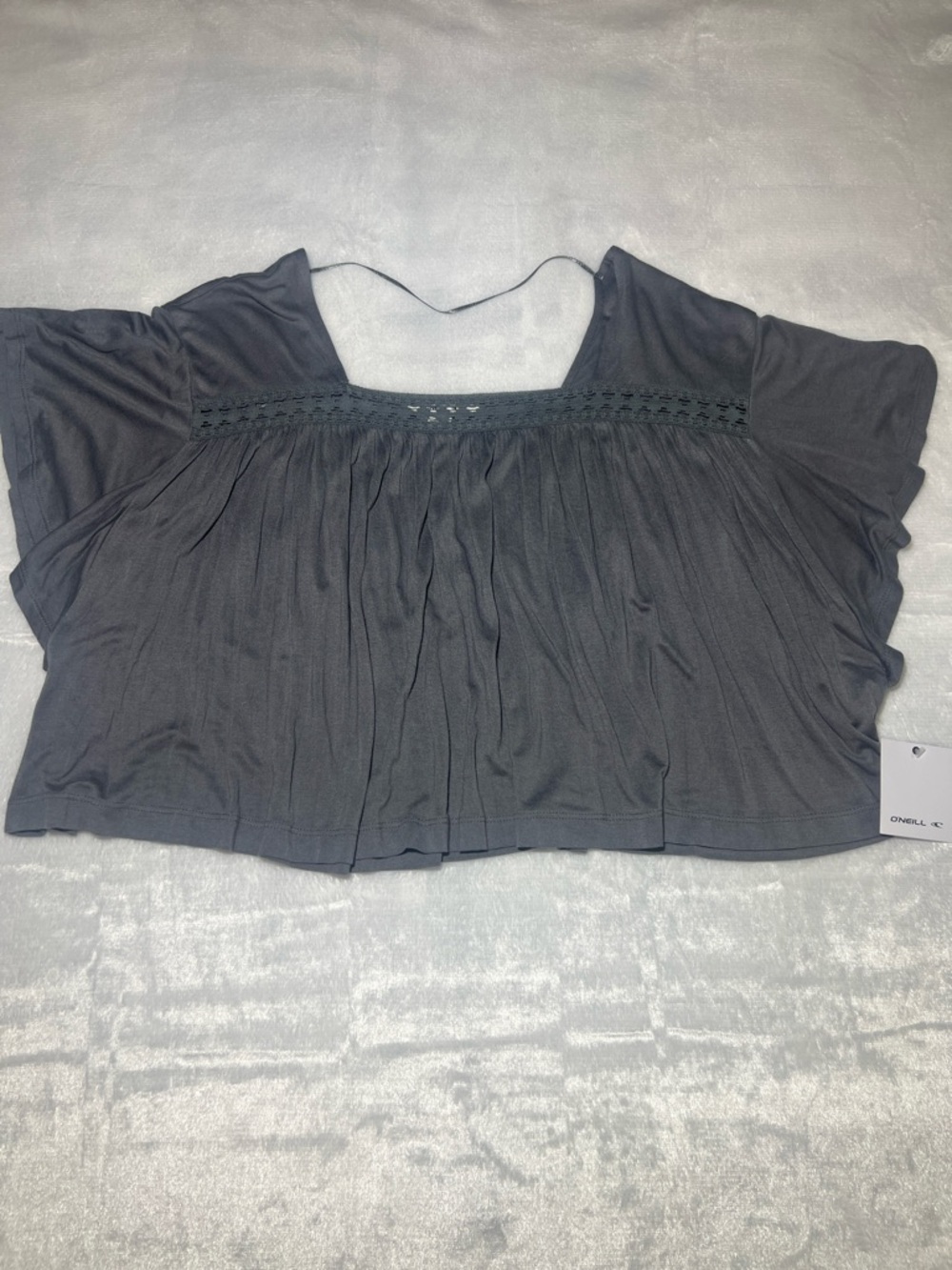 O'Neill Women's Charcoal Gray Crop Top